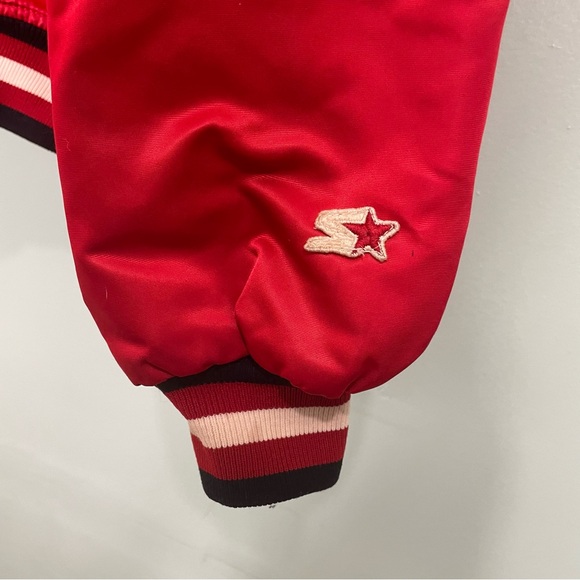 Vintage Starter Chicago Blackhawks NHL Varsity Puffer Jacket Hockey Size XXXXL - Picture 4 of 13